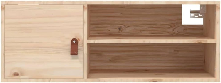 80x30x30 cm Wandschrank TV Schrank mit 2 Offene Fächer Hängeschrank TV Board Hängend Bücherregal Lag