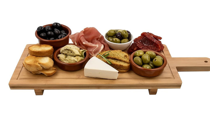 Cookinglife Servierbrett Tapas-Brett - Bambus - 58 x 19 cm, 58 x 19 cm
