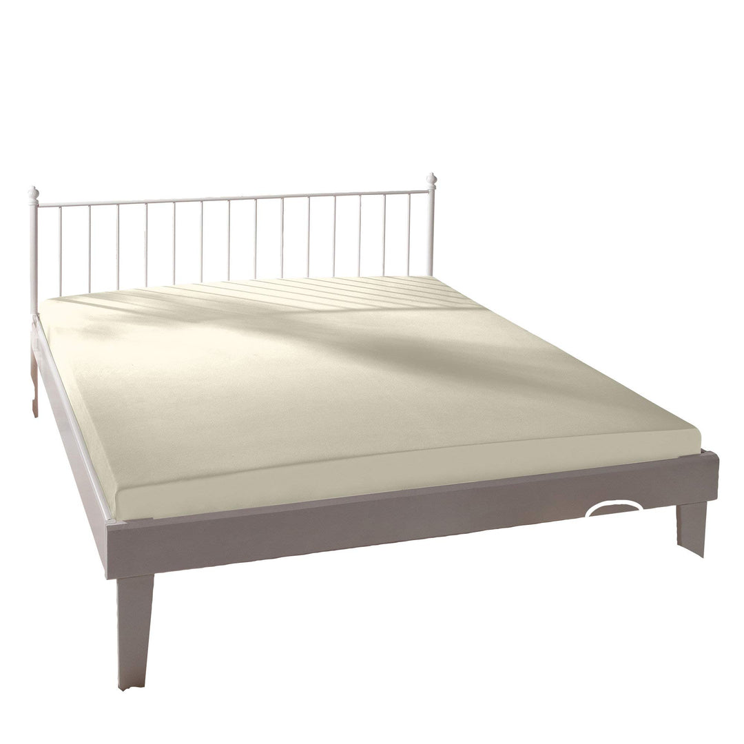 Bella-Donna Bella-Donna Jersey Spannbettlaken, wollweiss, 120x200 - 130x220 cm 120x200-130x220 cm Wo