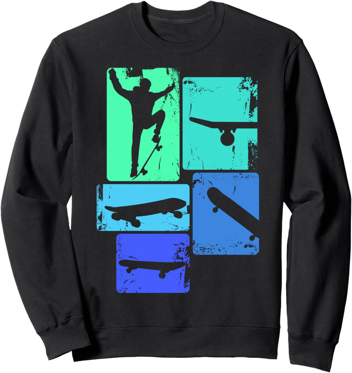 Skater Skateboard Jungen Kinder Sweatshirt