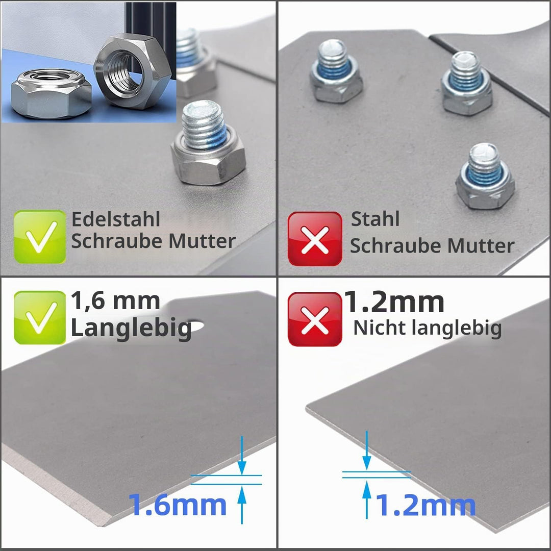 Spachtelmeissel SDS-PLUS P08, 110 * 100mm, Spitz, aus 65Mn-Super-elastischem Stahl, 2er Set mit 6 Sc
