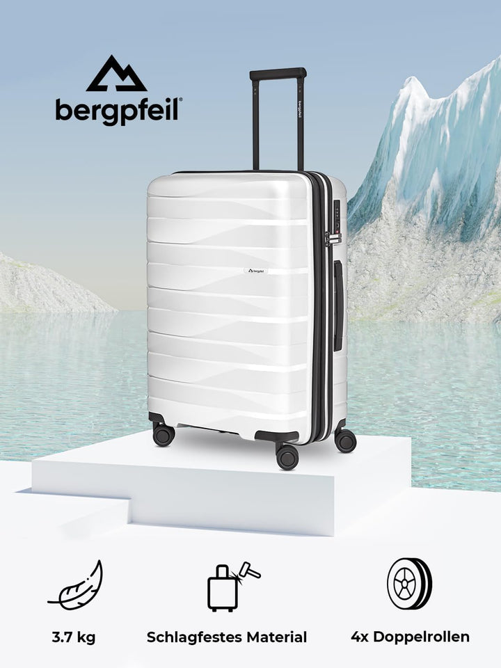 Reisekoffer M Hartschalenkoffer leicht 67 cm | Medium Trolley Unisex Polypropylen nur 3,5 kg langleb
