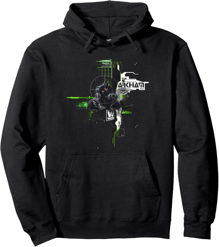 Batman: Arkham Knight Wayne Tech Arkham Knight Adult Pullover Hoodie