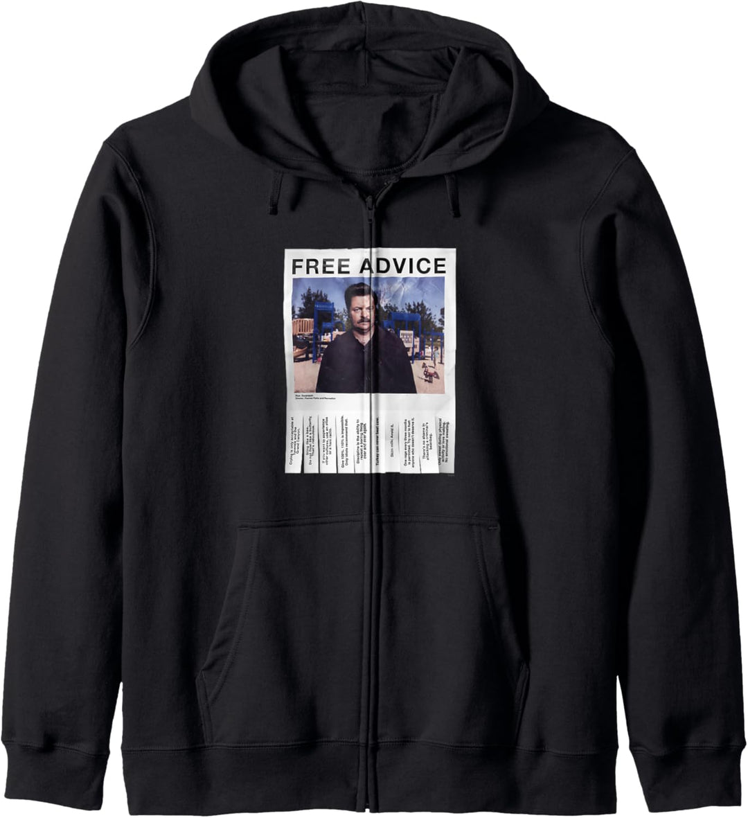 Parks & Recreation Kostenloses Beratungsposter Kapuzenjacke