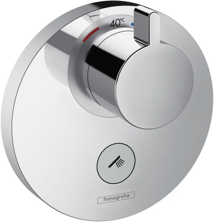 hansgrohe ShowerSelect S Unterputz Highflow Thermostat, für 1 Funktion mit zusätzlichem Abgang, Chro