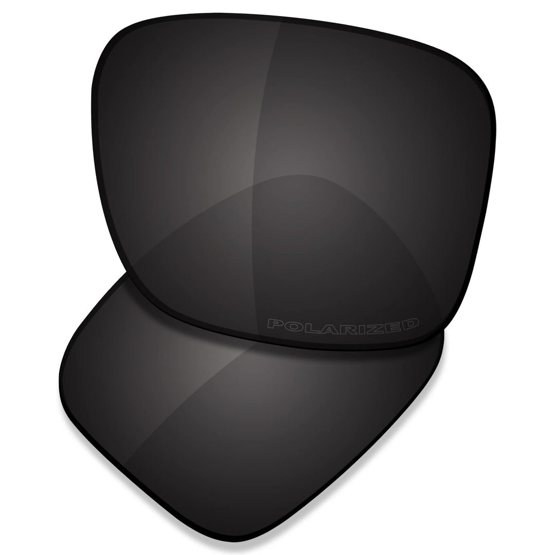 Saucer Premium Ersatzgläser für Oakley Holbrook XL OO9417 Sonnenbrillen High Definition - Carbon Bla
