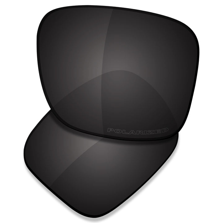 Saucer Premium Ersatzgläser für Oakley Holbrook XL OO9417 Sonnenbrillen High Definition - Carbon Bla