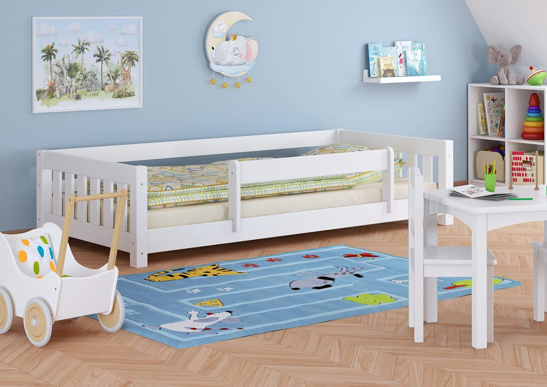 Kindersicherung Fallschutz Holzgitter Kiefer Massiv Weiss oder NaturKiefer weiss, weiss