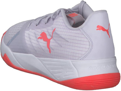 PUMA Herren Accelerate Pro Ii W+ Hallenturnschuh 40.5 EU Spring Lavender Red Blast Puma White, 40.5