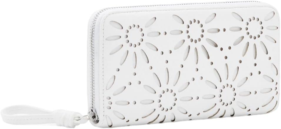 Desigual Womens Mone_Dandelion Fiona Brieftasche Geldbörse Portemonnaie (Weiss)
