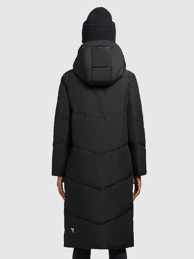 khujo Damen Steppmantel Sonje 5 XS Schwarz, XS Schwarz