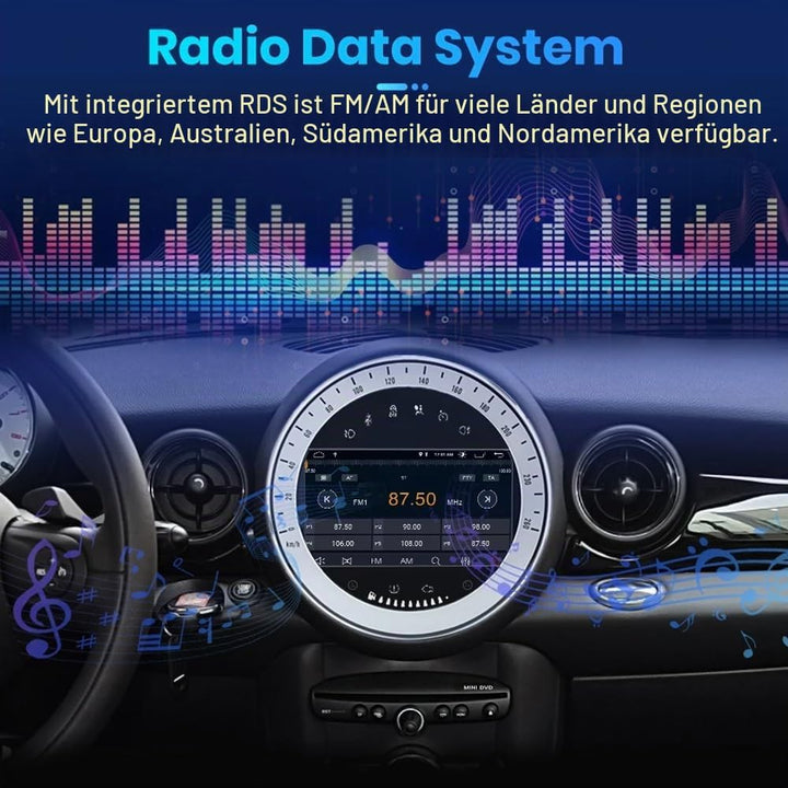 Auto Radio Autospieler GPS Navi Navigation Player Carplay/Android Autoradio 9 Zoll HD-Touchscreen, E