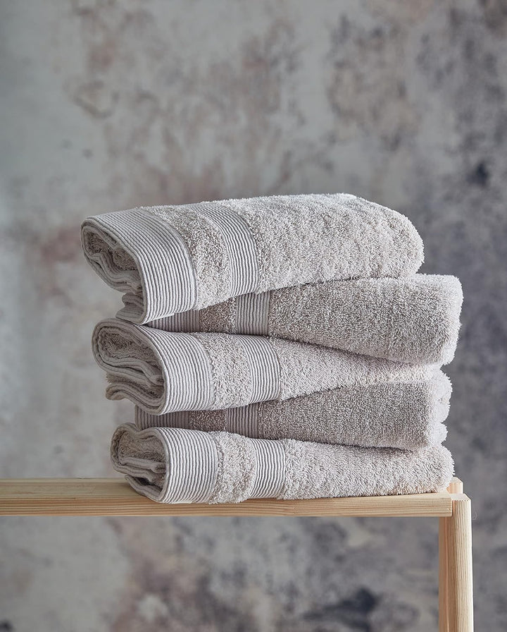 PandaHome Handtuch Set aus Baumwolle - 5 Handtücher - 100% Baumwolle Towel, Schnelltrocknend Weich S