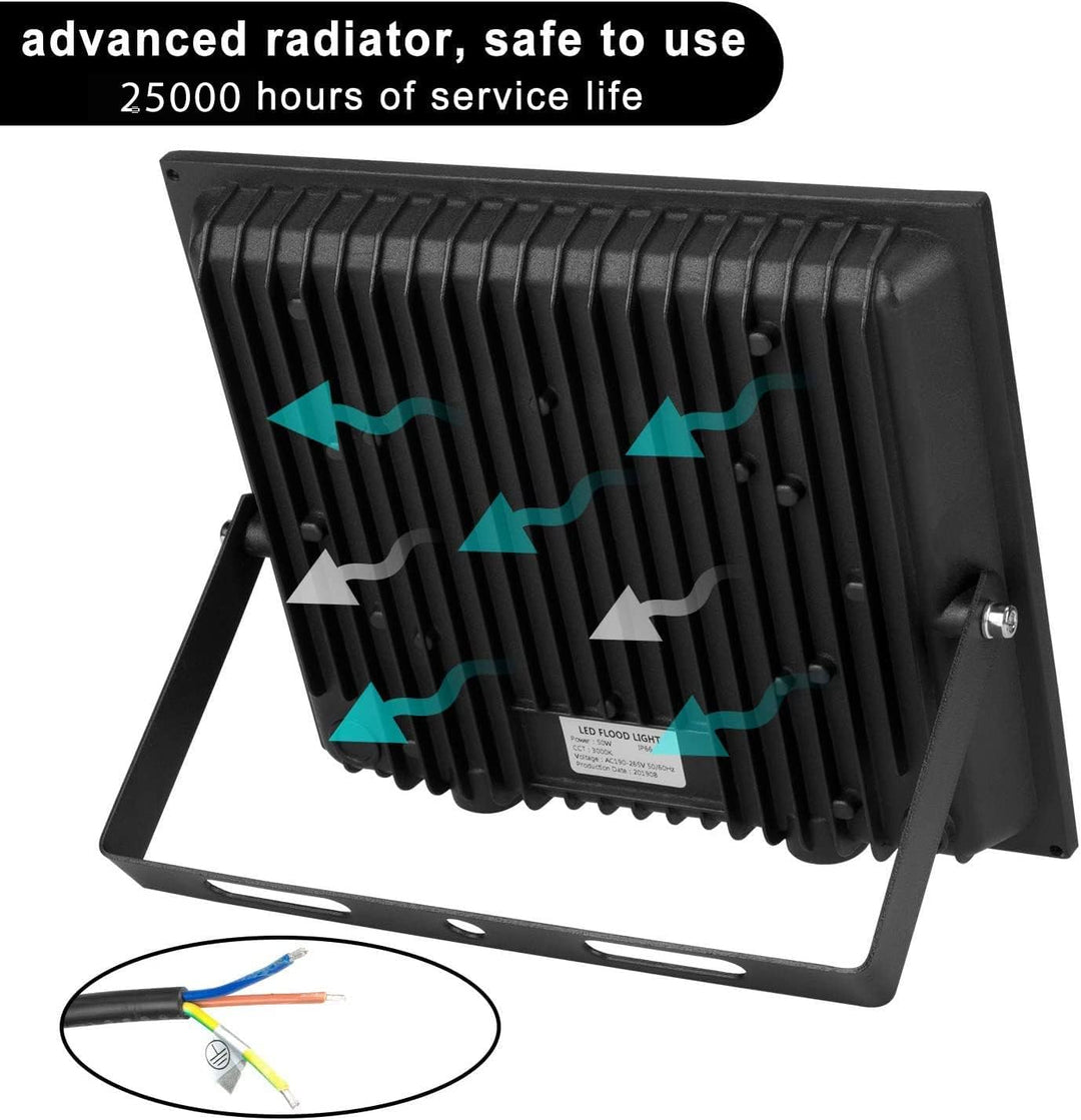 Velamp PADLIGHT5, SMD LED-Strahler, 30W IP65, schwarz 4000K, 30W