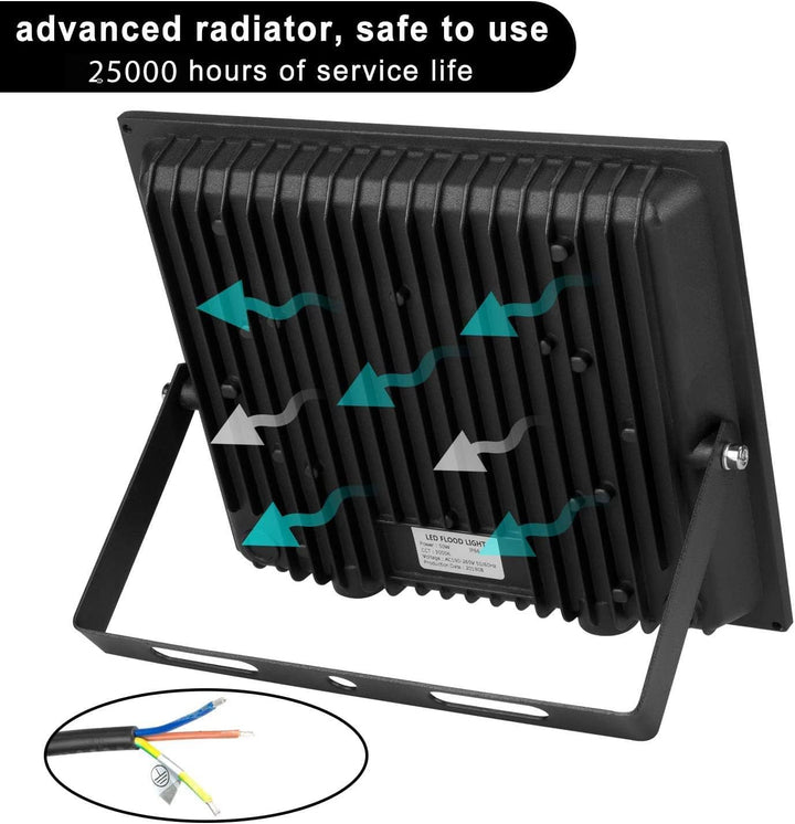 Velamp PADLIGHT5, SMD LED-Strahler, 30W IP65, schwarz 4000K, 30W