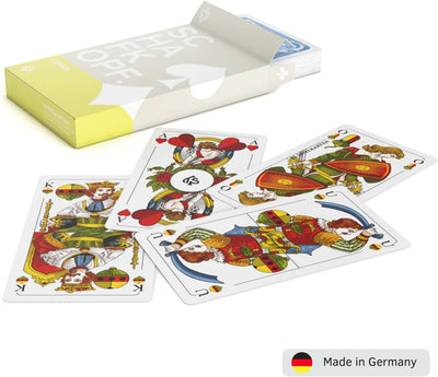 TS Spielkarten Schafkopf Karten Leinen bayrisch, abwischbar + langlebig, bayrisches Blatt Schafkopfk