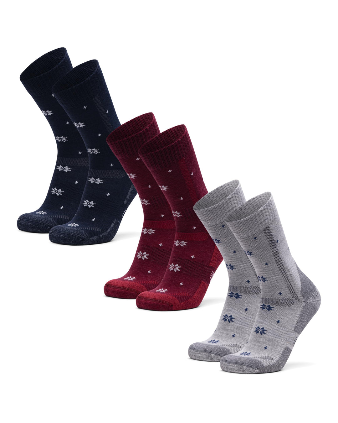 DANISH ENDURANCE Merino Wandersocken, Thermo Outdoor Socken & Trekkingsocken, Stark gepolstert, Meri