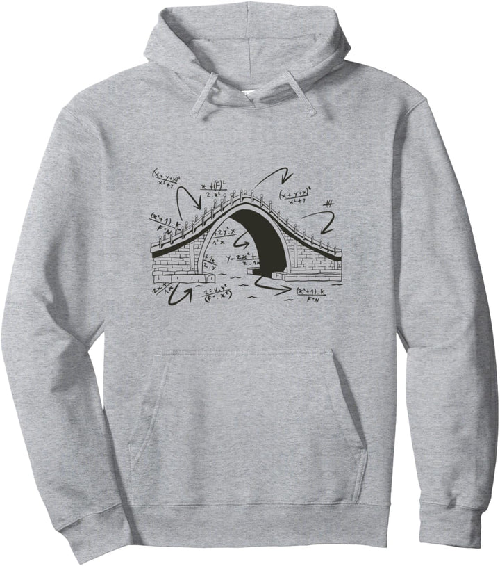 Mathematik Brücke Messung Mathematic Measures Gleichungsstudie Pullover Hoodie
