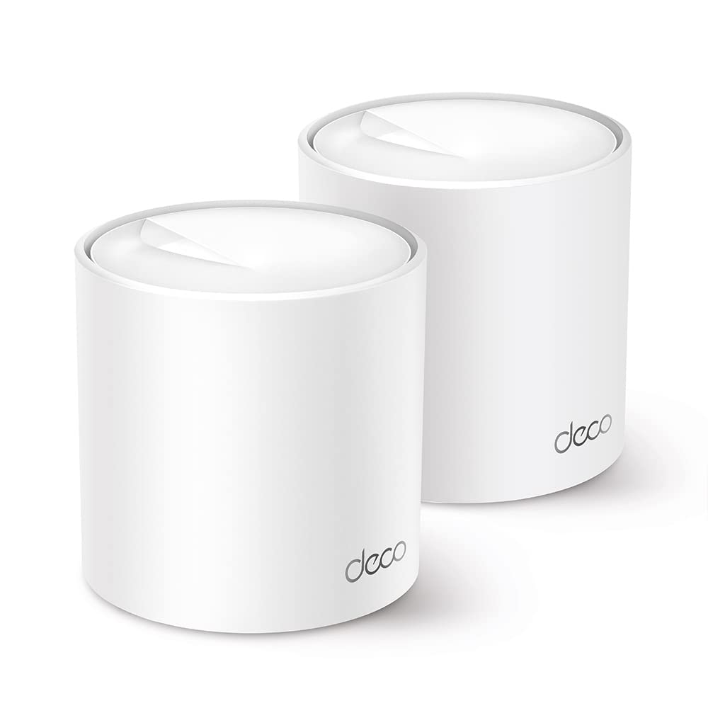TP-Link Deco X50 Mesh WLAN Set (2 Pack), Wi-Fi 6 AX3000 Dual Band Router &amp; Repeater, 3x Gigabit Port