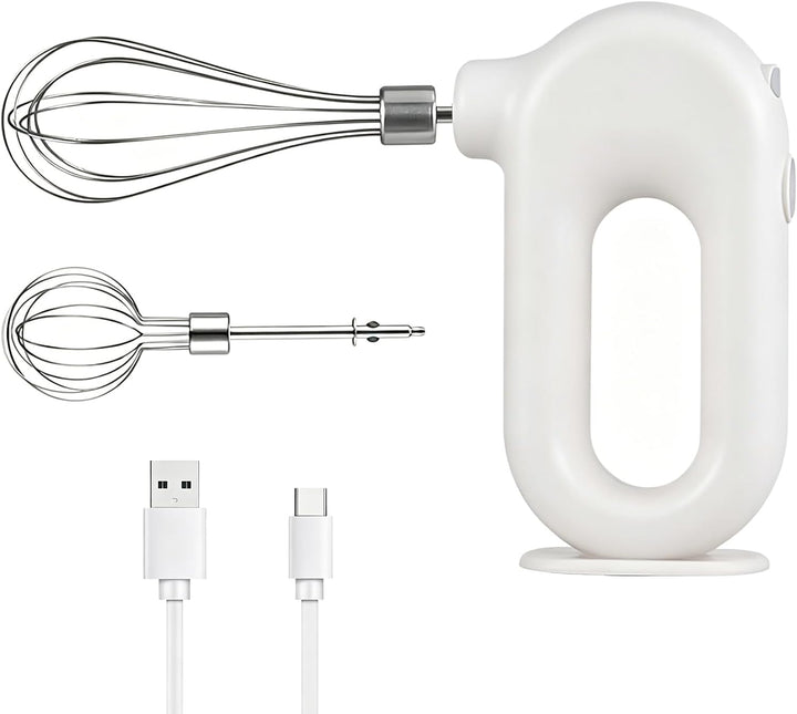 Kabelloser Handmixer Elektrischer Mini-Eierschläger 4-Gang-einstellbarer Mini-Handmixer Elektrischer
