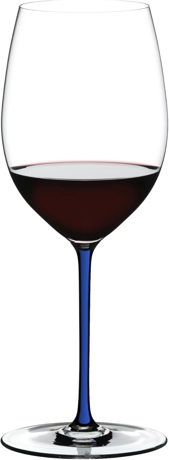 Riedel Fatto A Mano Cabernet Weinglas, Blau Cabernet Blau, Cabernet Blau
