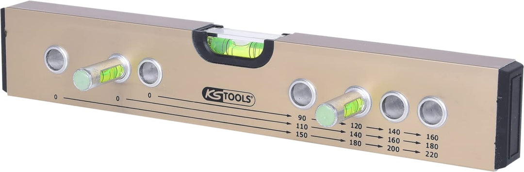 KS Tools 204.2000 Normabstandswasserwaage / Montage-Anschluss-Lehre, 300 mm