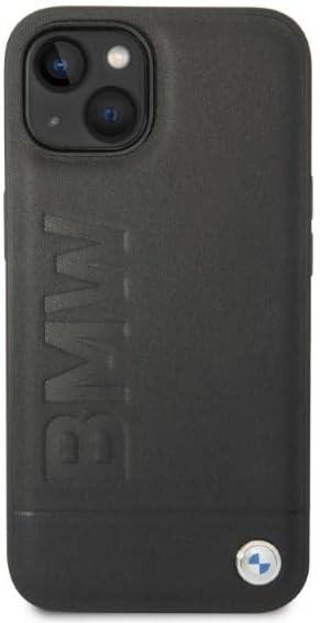 BMW Hülle für iPhone 14 Plus 6.7" schwarzes Hardcase Signature Logo Aufdruck