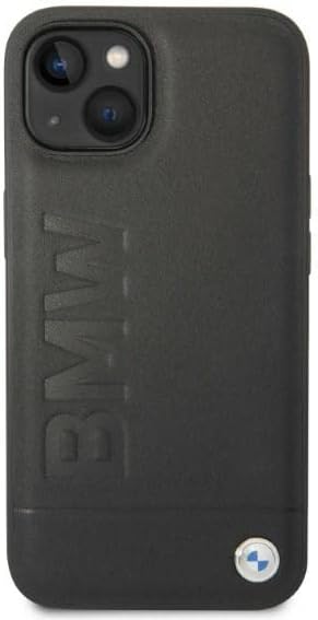 BMW Hülle für iPhone 14 6.1" schwarz Hardcase Signature Logo Aufdruck