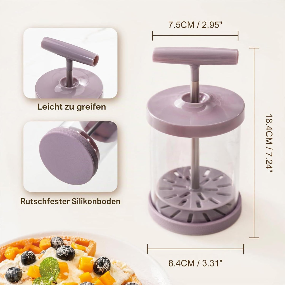 Manueller Schlagsahnespender Handheld DIY Schlagsahnespender Professioneller Sahnebereiter für Gesch