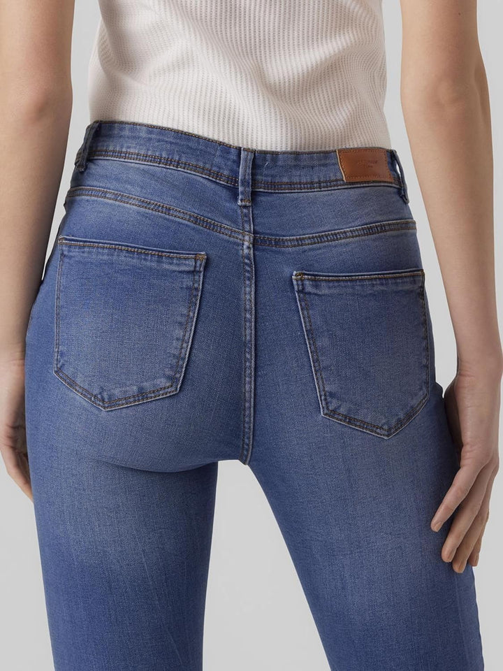 VERO MODA Damen Jeans XS / 36L Medium Blue Denim, XS / 36L Medium Blue Denim