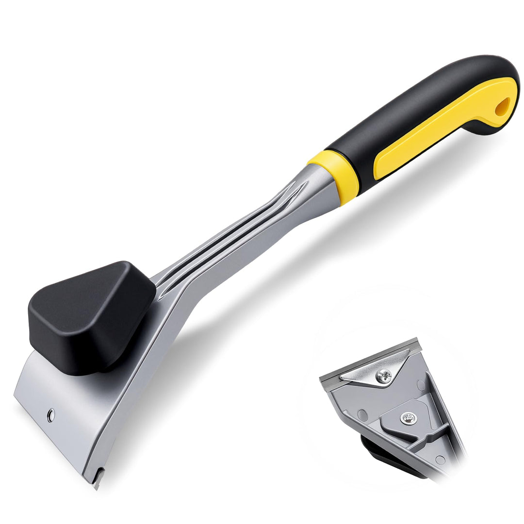 Kraftschaber 64mm Ziehklinge Farbschaber - Rutschfester Universalschaber für Holz, Metall, Beton, St