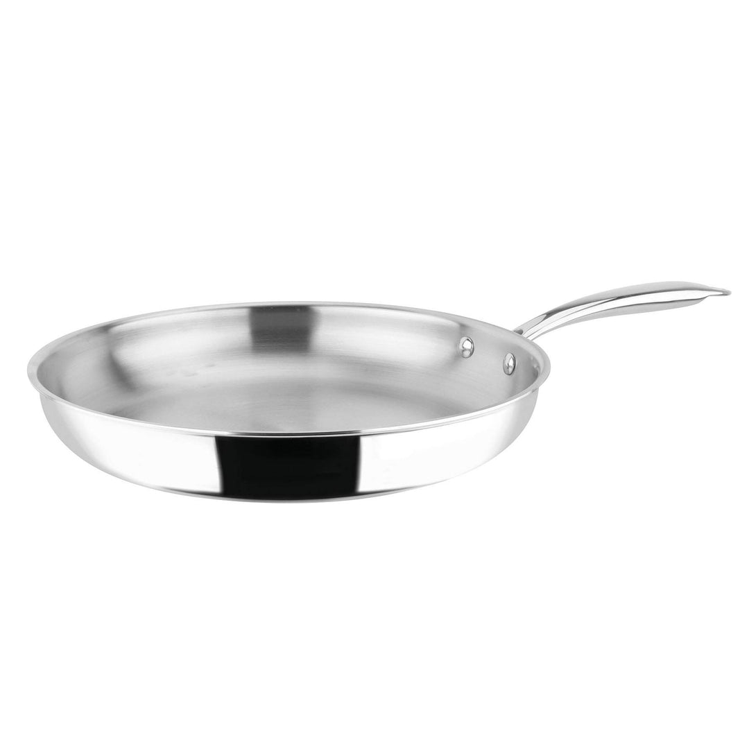 Sitram 711549 Rapsody Bratpfanne aus Edelstahl, 30 cm Durchmesser, für alle Herde, auch Induktionshe