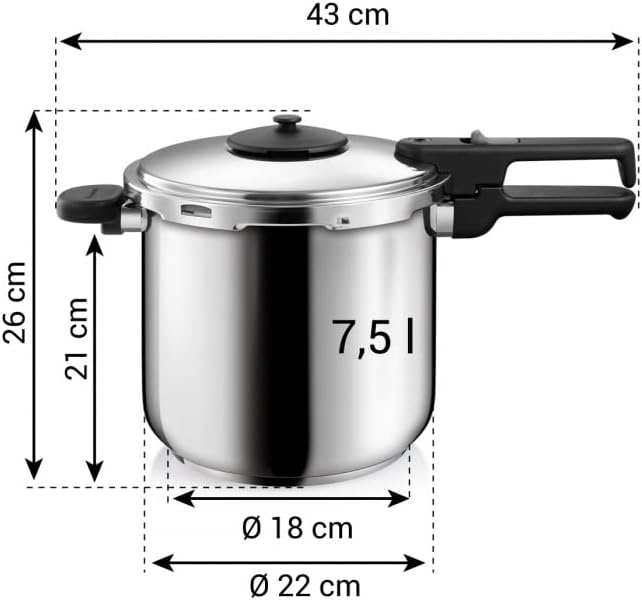Tescoma Schnellkochtopf GrandCHEF 7,5 l