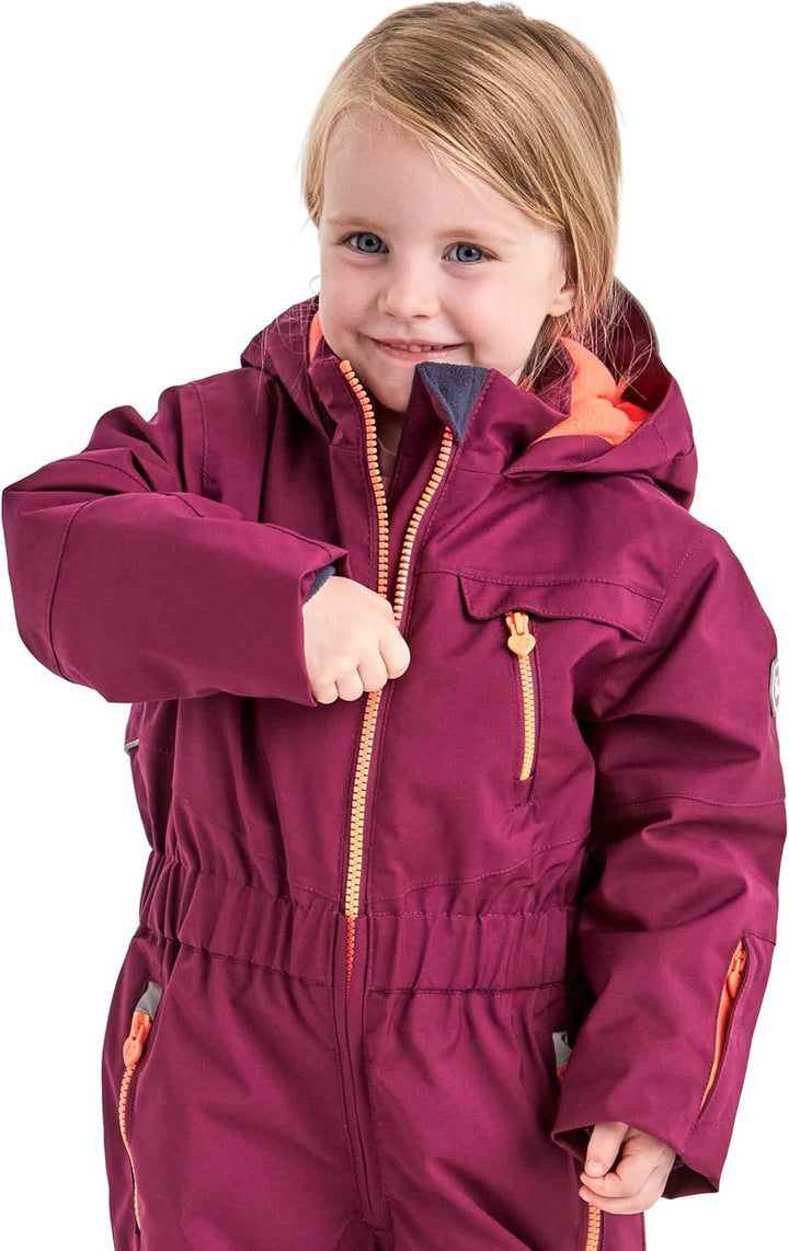 Killtec Jungen Skioverall/Schneehose mit Kapuze Gauror Jr 92 orchidee, 92 orchidee