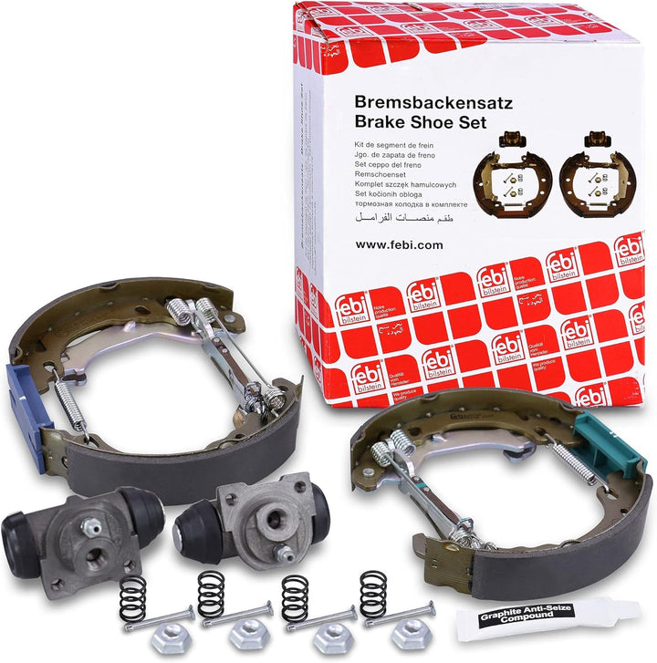febi bilstein 38746 Bremsbackensatz mit Anbaumaterial , 1 Stück