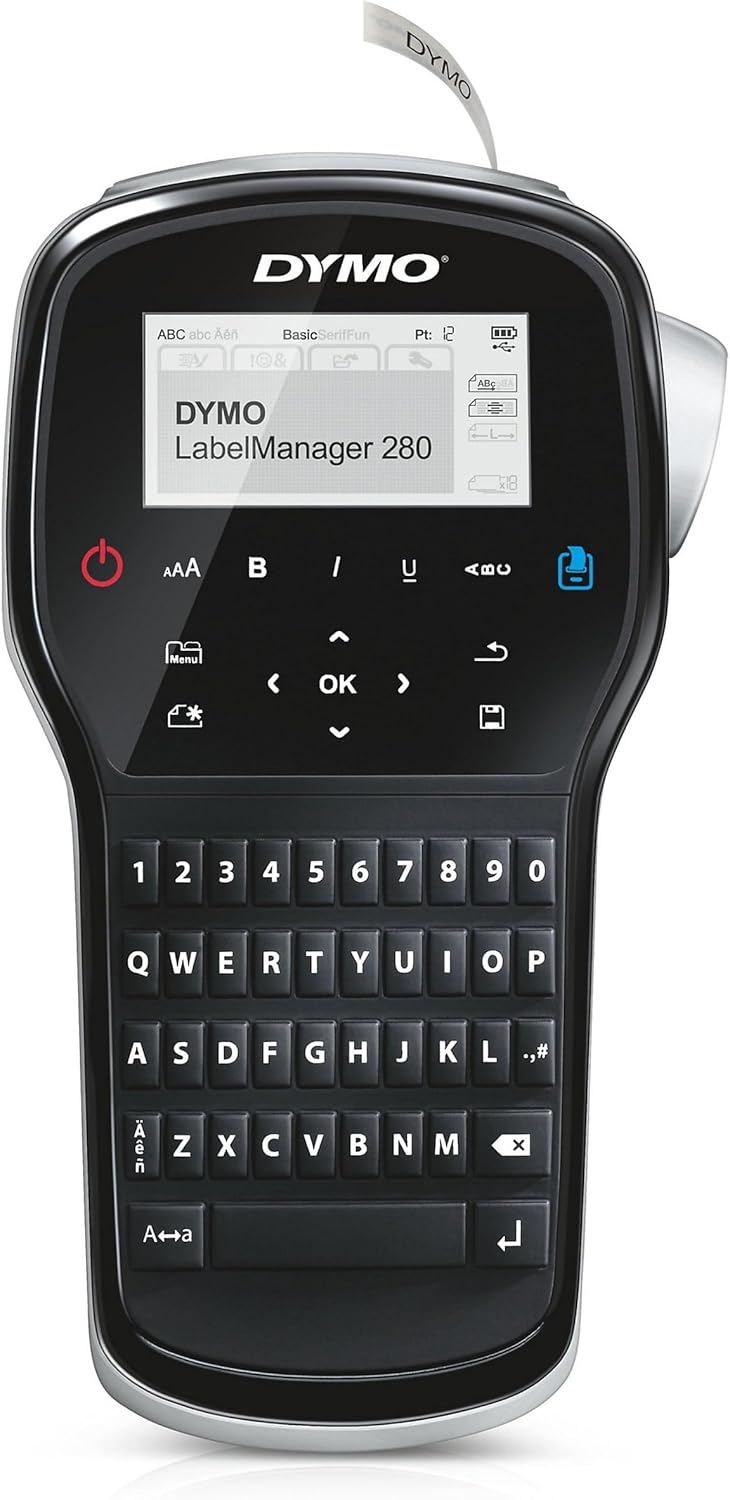 Dymo S0968920 Etikettierdrucker LM 280, Schwarz, LM 280