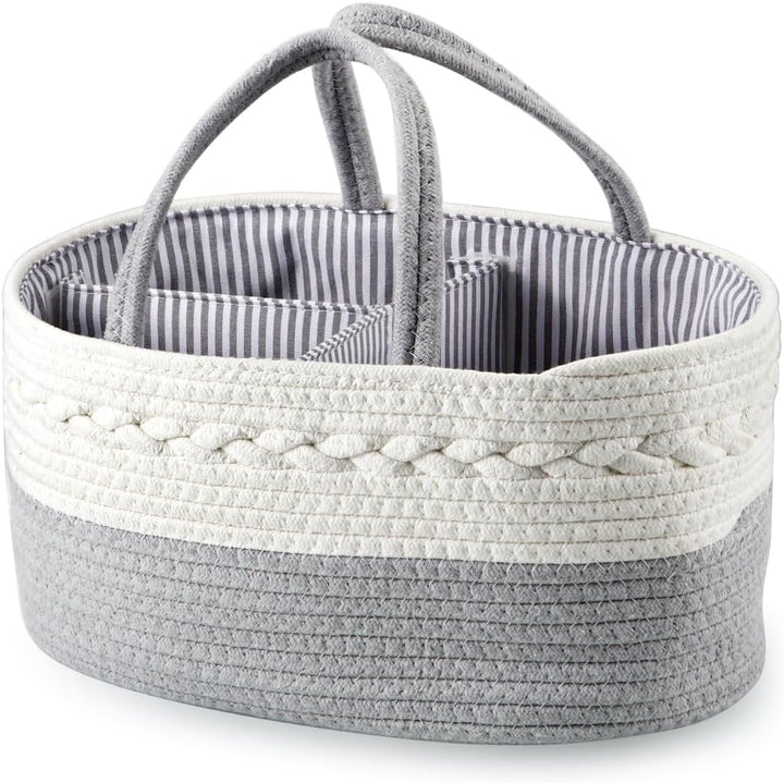 PandaEar Baby-Wickeltasche für Jungen und Mädchen, tragbarer Baby-Wickelkorb, Reise-Baumwollseil, Wi