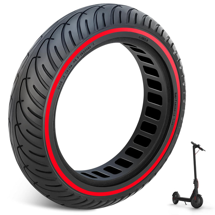 8,5 Zoll E Scooter Solid Reifen, 8.5 x 2.0 Reifen Vollgummi mit Pannensichere, Wartungsfrei & Langle