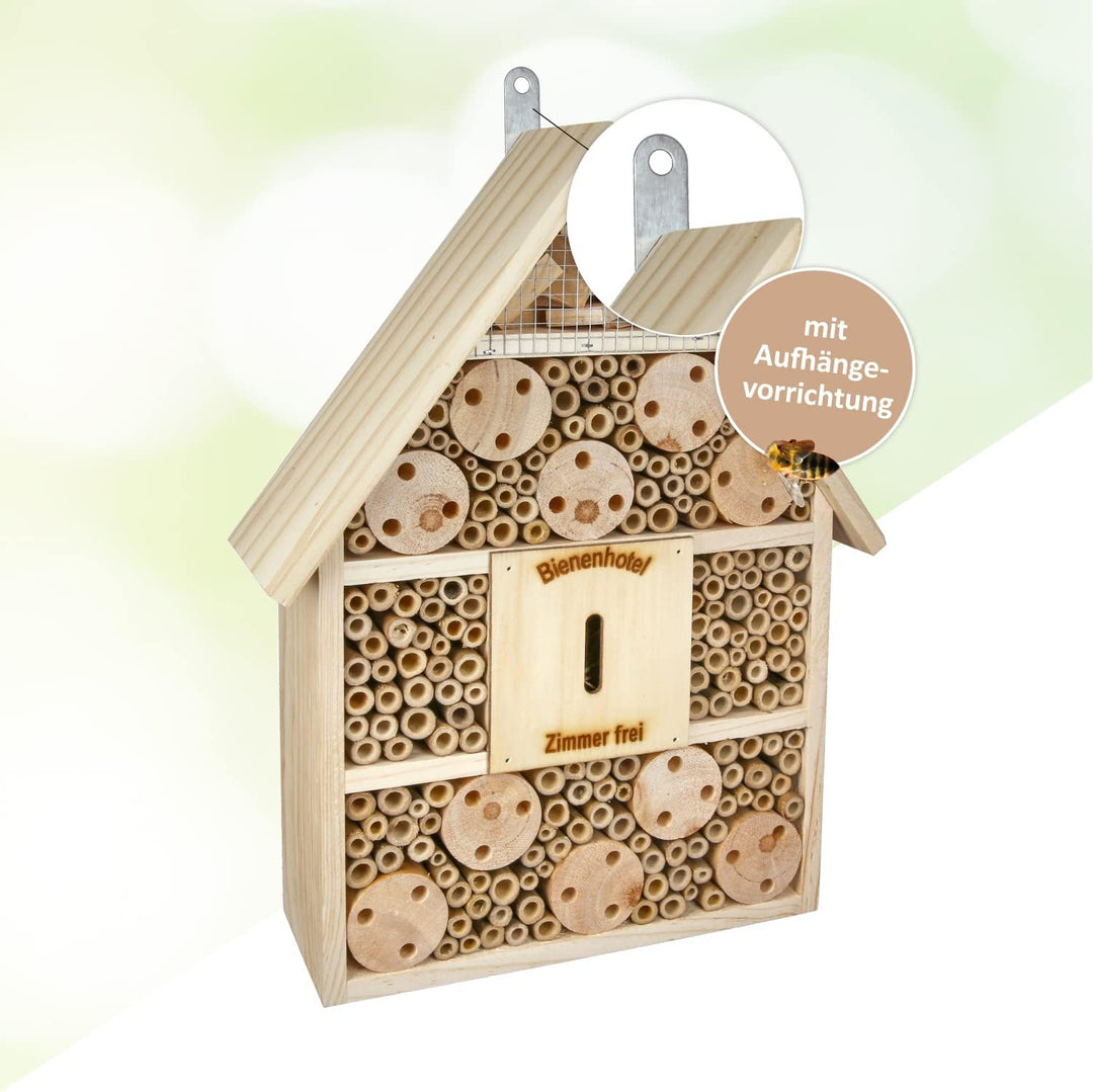 CULT at home Insektenhotel und Nistkasten Höhe 38 cm - Schmetterlingshaus Marienkäferhotel Bienenhot