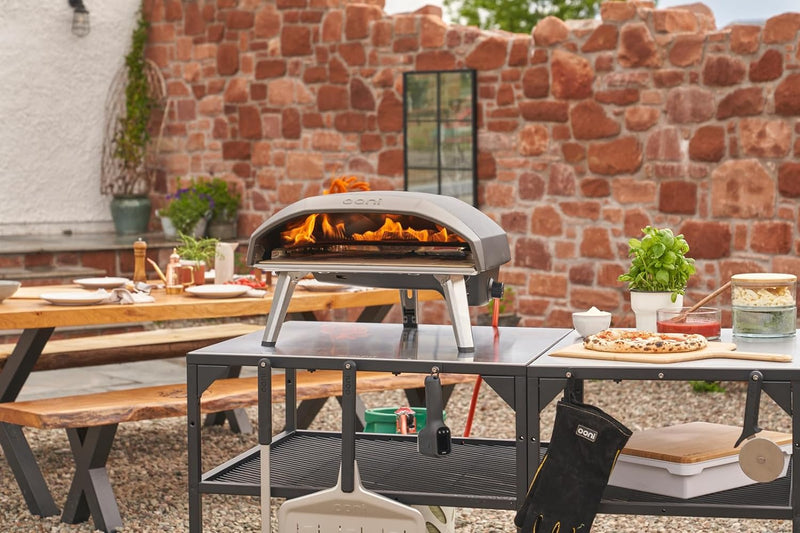 Ooni Koda 16 Gas Pizzaofen – 37 mBar Outdoor Pizzaofen – Gartenofen für Grillen, Kochen und Backen –