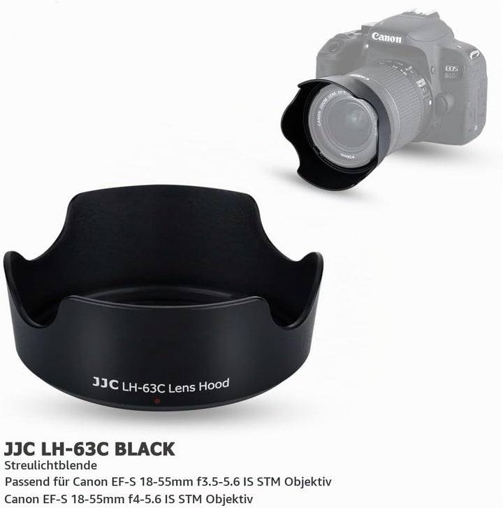 EW63C Bajonett Gegenlichtblende mit UV-Filter Passend für Canon RF-S 14-30mm F4-6.3 on EOS R50 V Cam