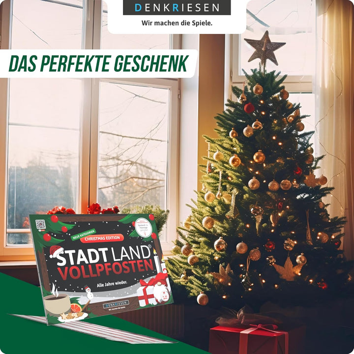 DENKRIESEN - Spar-Set Rudolph - Stadt Land VOLLPFOSTEN® Classic + Christmas Edition | Stadt Land Flu