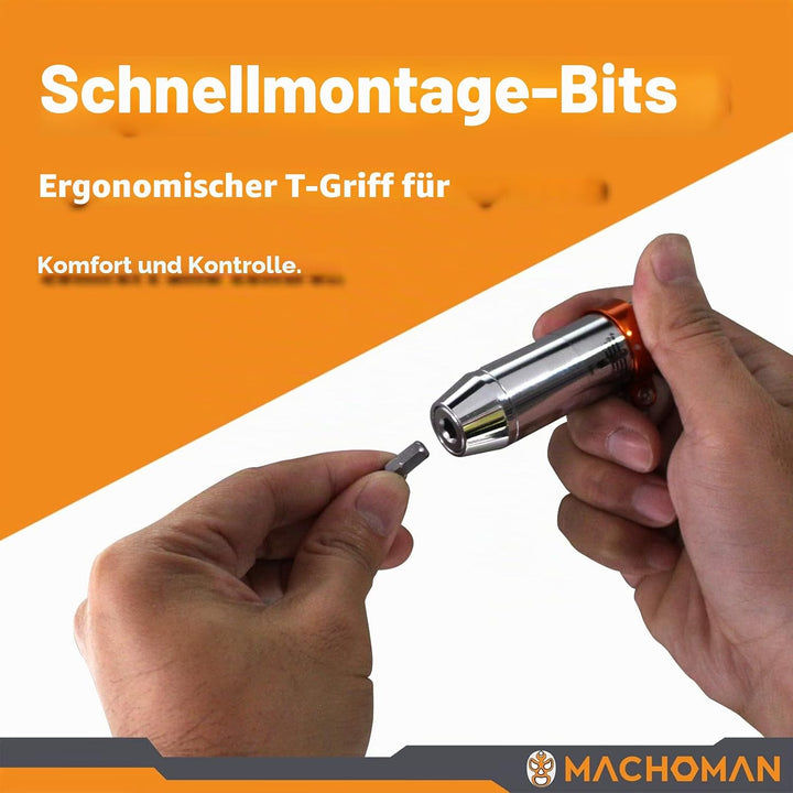 MACHOMAN TQW011 11 Pieces Torque Wrench Adjustable 3-10Nm, within +/- 5% genau, geeignet für Bike, T
