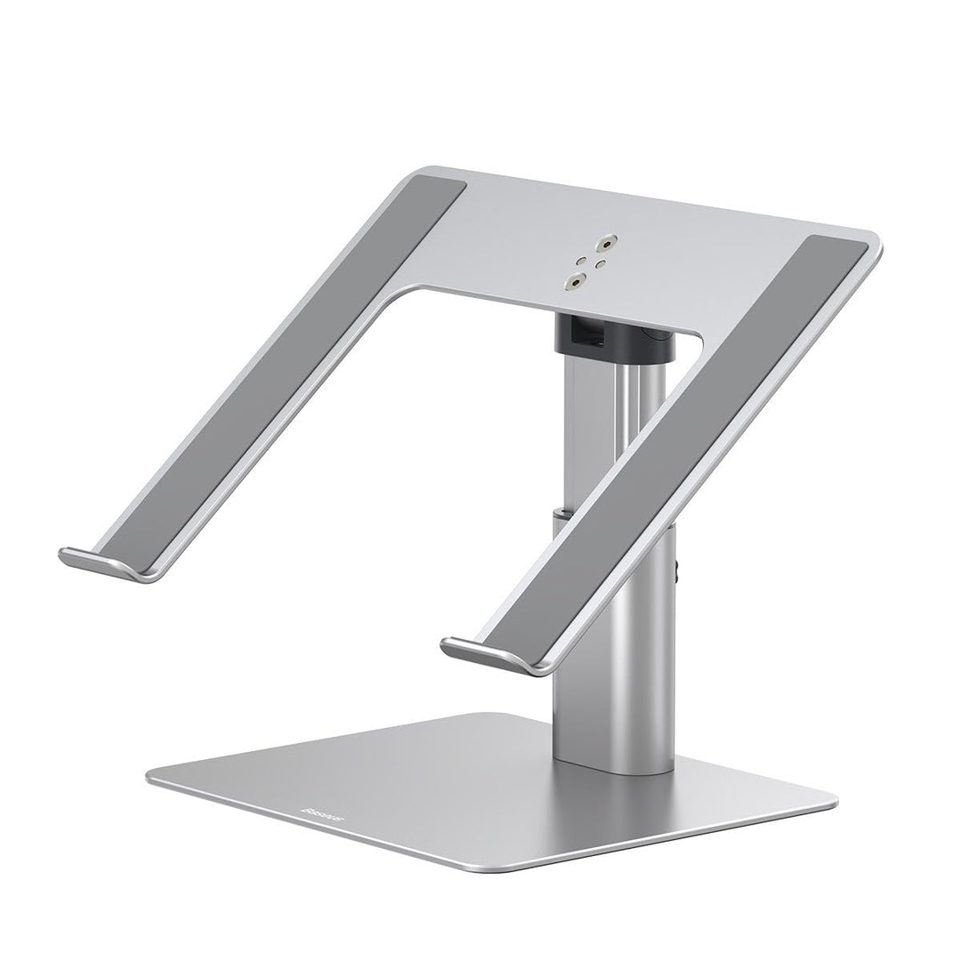 Baseus MacBook Metal Adjustable Laptop Stand, max 10 Kg Weight and 208 mm Height, Silver (LUJS000012