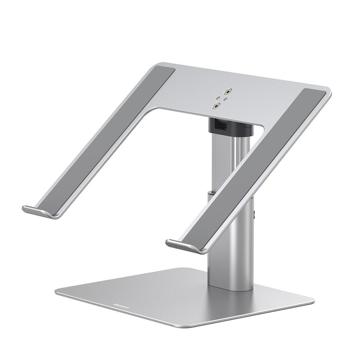 Baseus MacBook Metal Adjustable Laptop Stand, max 10 Kg Weight and 208 mm Height, Silver (LUJS000012