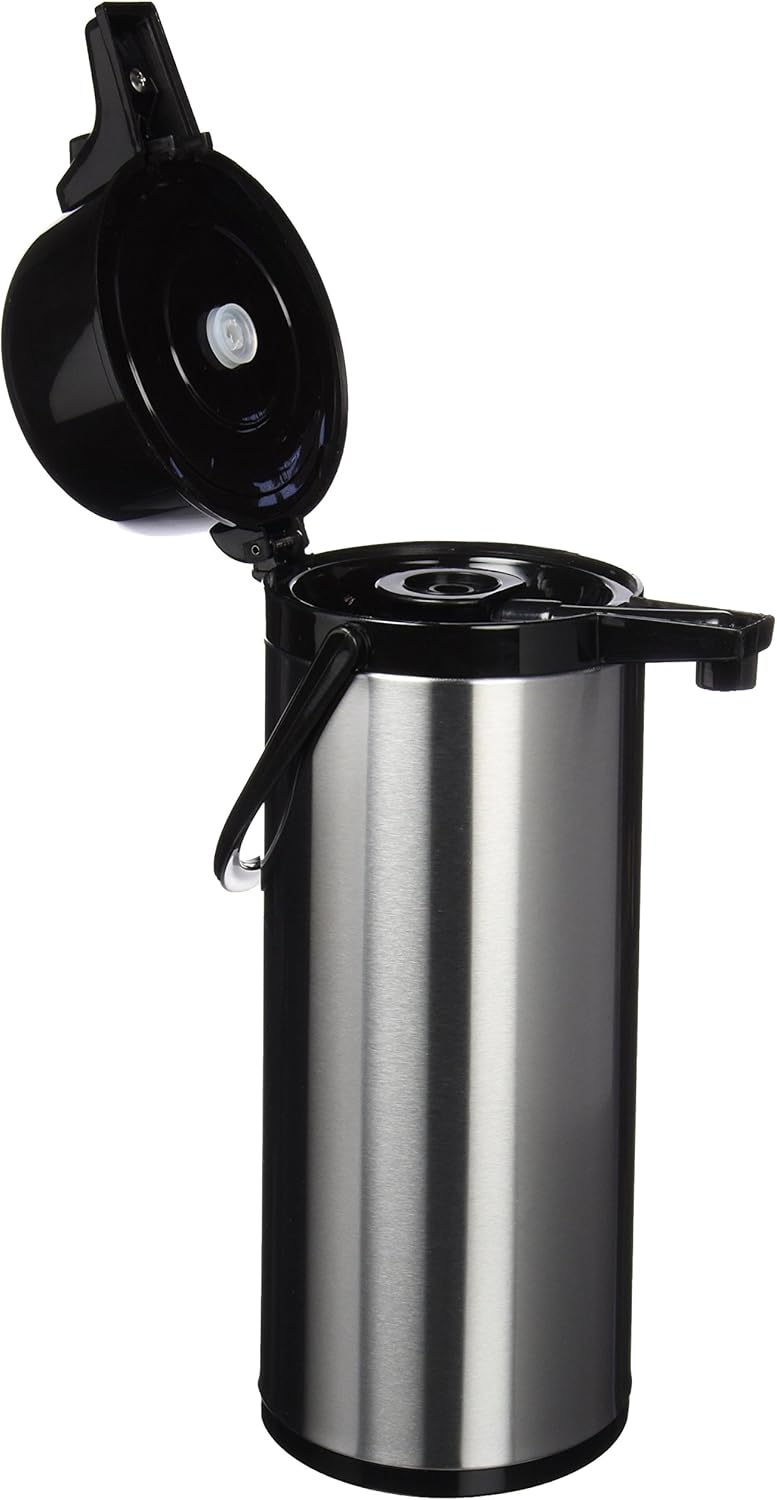 Quid Xylon Thermoskanne, Edelstahl, 1,9 l, Stahl (Packung mit 2) 1,9L (Packung mit 2), 1,9L (Packung