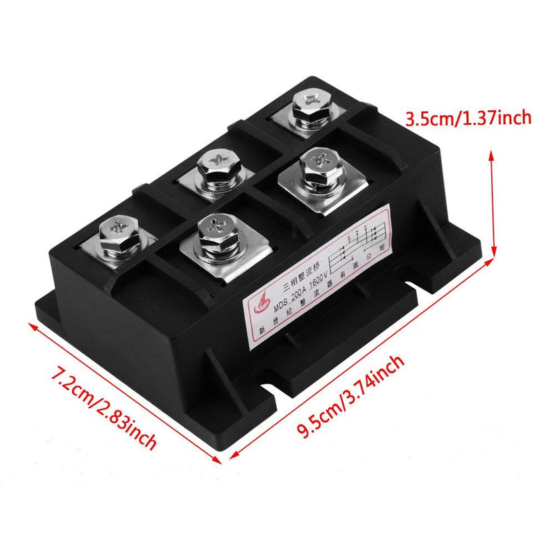 MDS 200 amp 1600 V 3 Phase AC zu DC High Power Gleichrichter Silizium Vollwelle Diode Brückengleichr