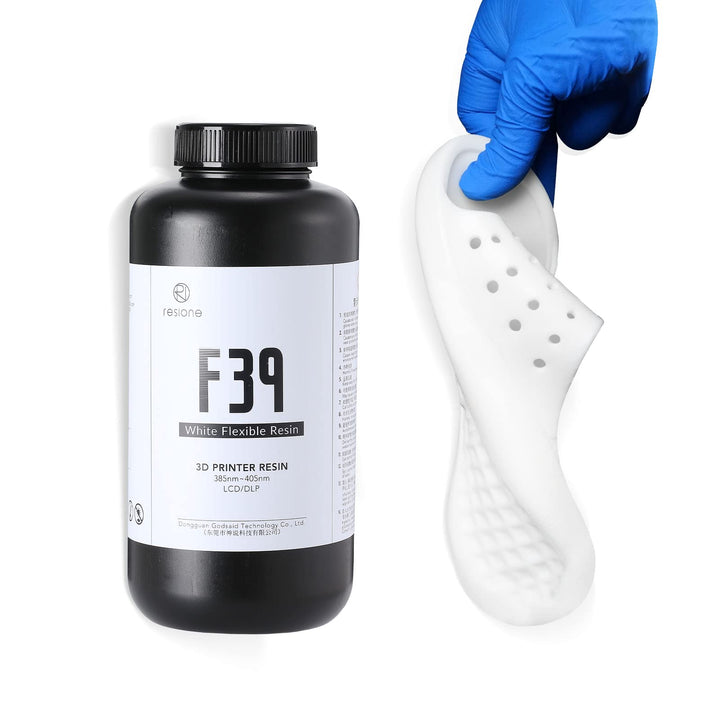 RESIONE Flexibles 3D Drucker Resin, 405nm UV-härtendes DLP LCD MSLA Resin Gummi wie TPU wie Photopol