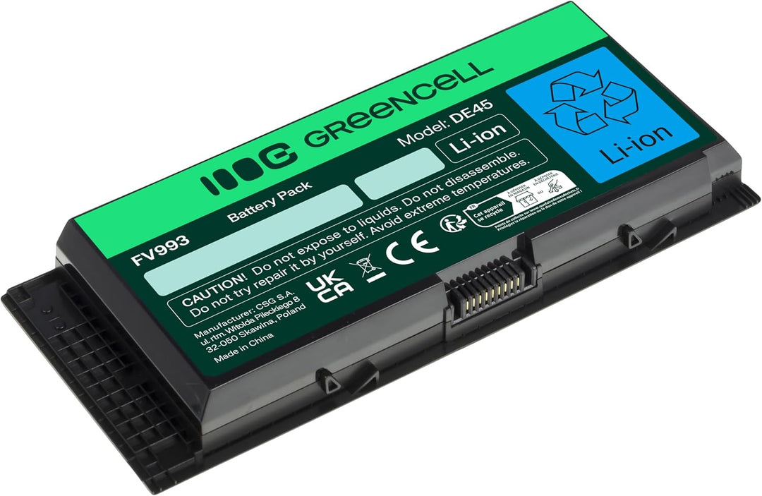 Green Cell Laptop Akku Dell FV993 FJJ4W PG6RC R7PND RY6WH T3NT1 für Dell Precision M4600 M4700 M4800