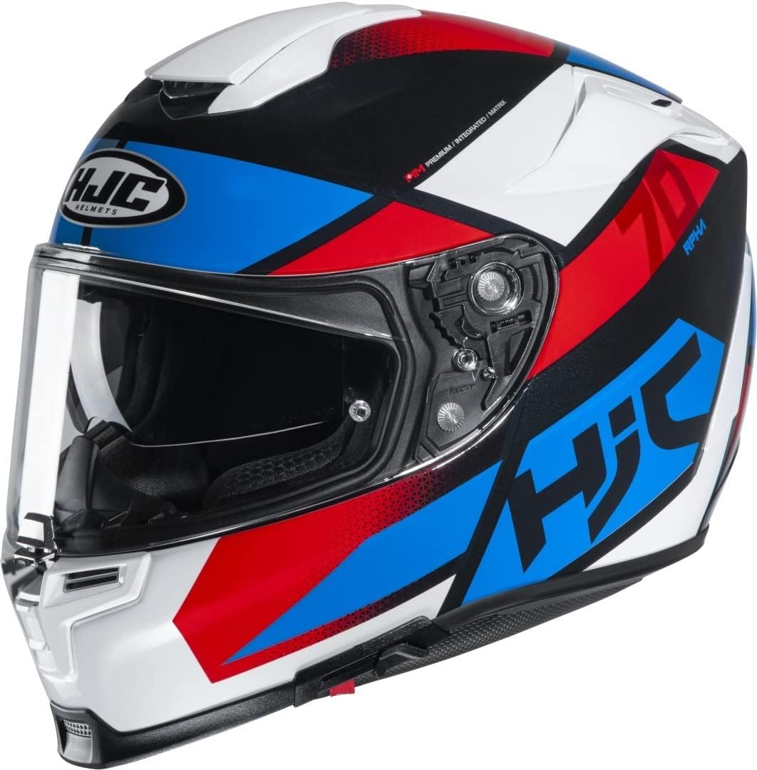Motorradhelm HJC RPHA 70 DEBBY MC21, Schwarz/Weiss/Blau/Rot, S